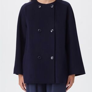 NWT Emporio Armani Navy Peacoat Sz 42
